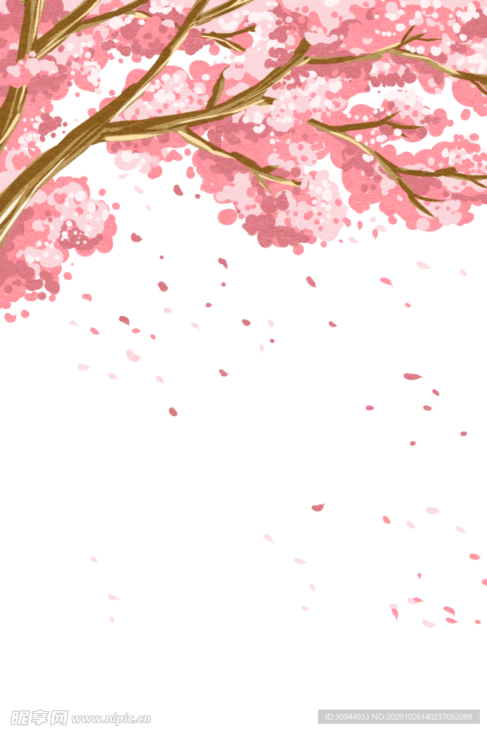 樱花装饰素材