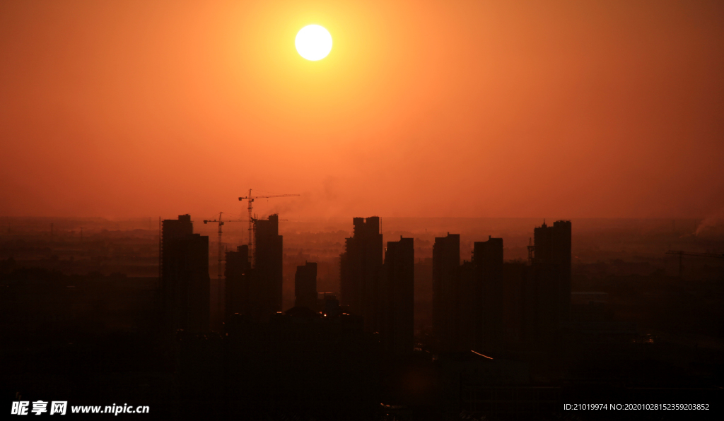 夕陽 落日 余暉