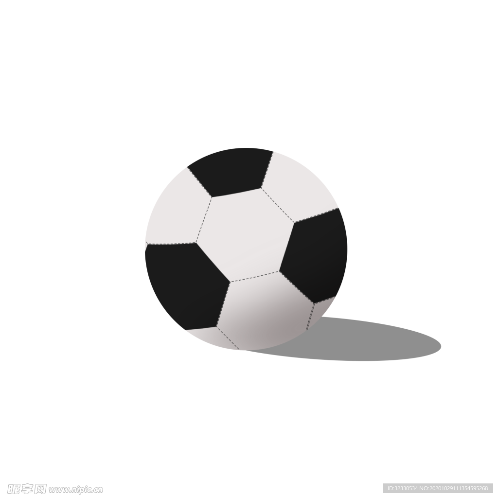 足球免抠图透明背景素材
