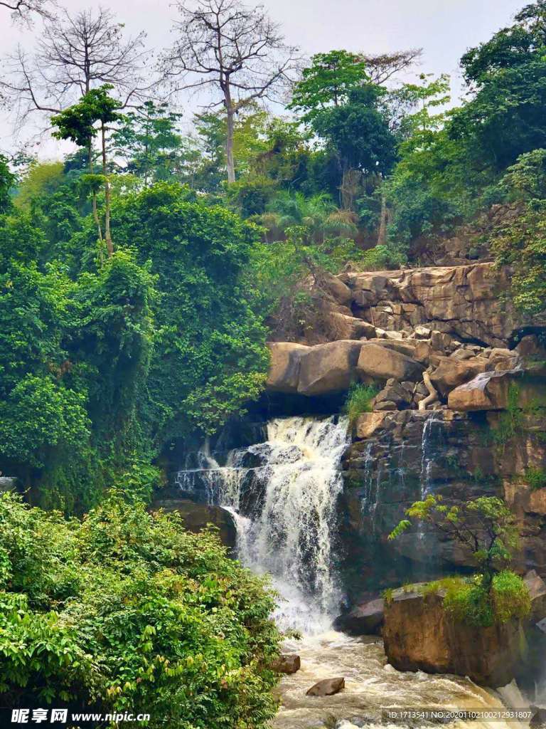 瀑布 非洲 大自然 美景