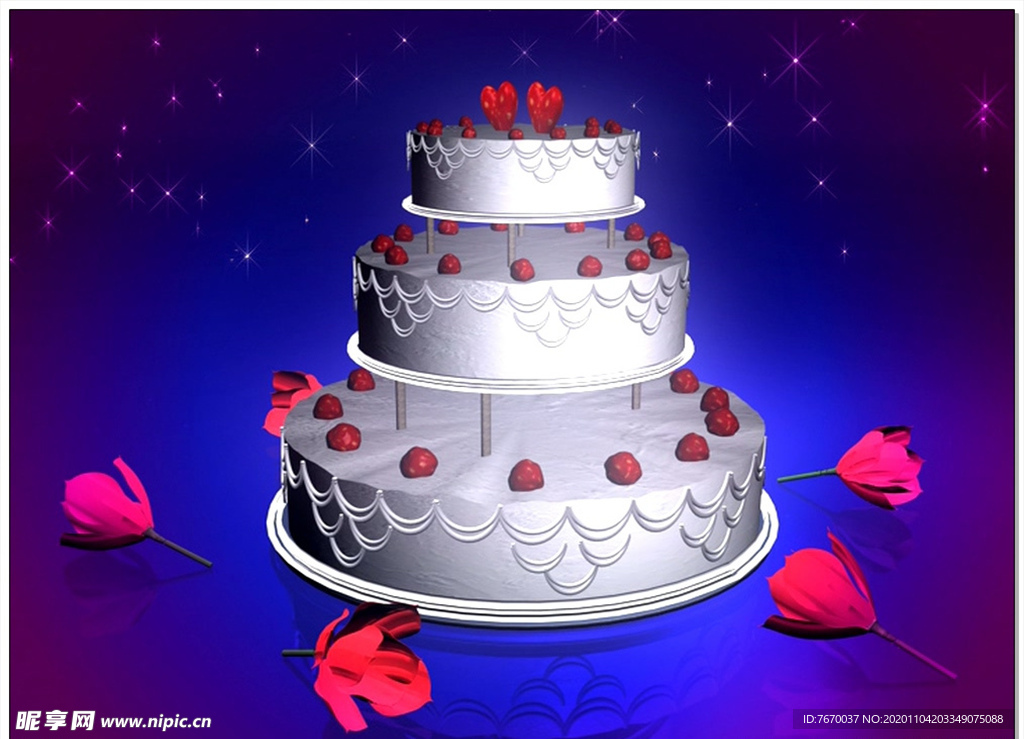 旋轉生日蛋糕婚禮蛋糕視頻