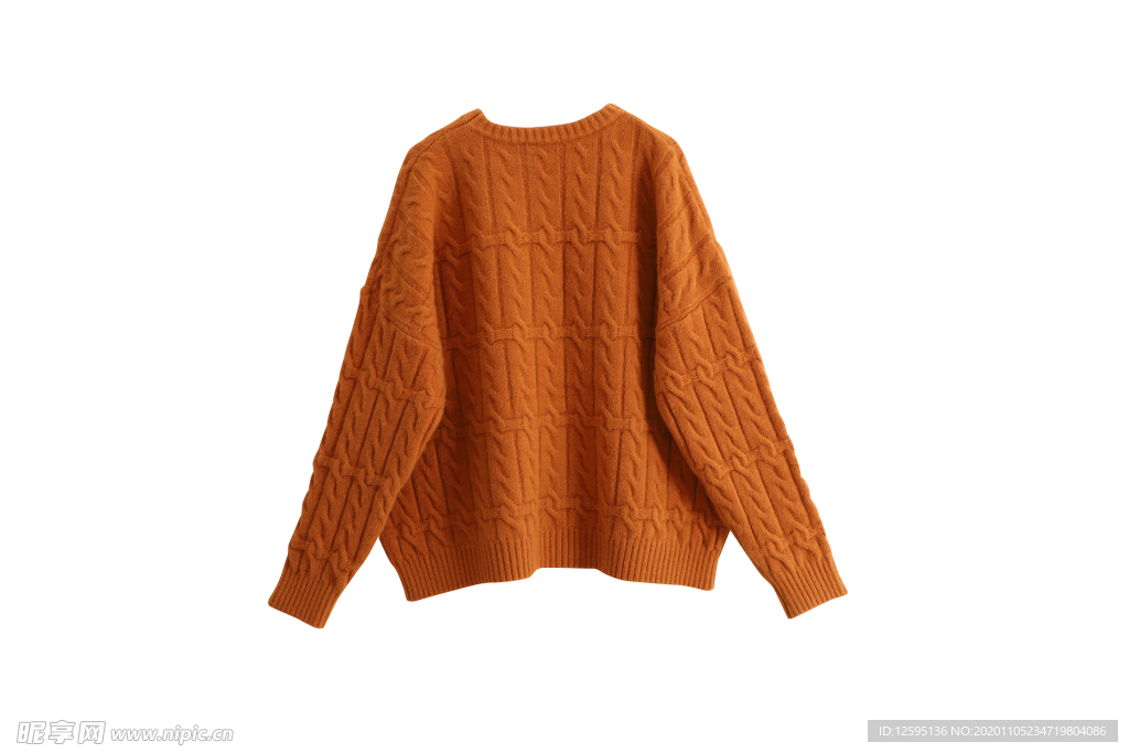 橘色毛衣