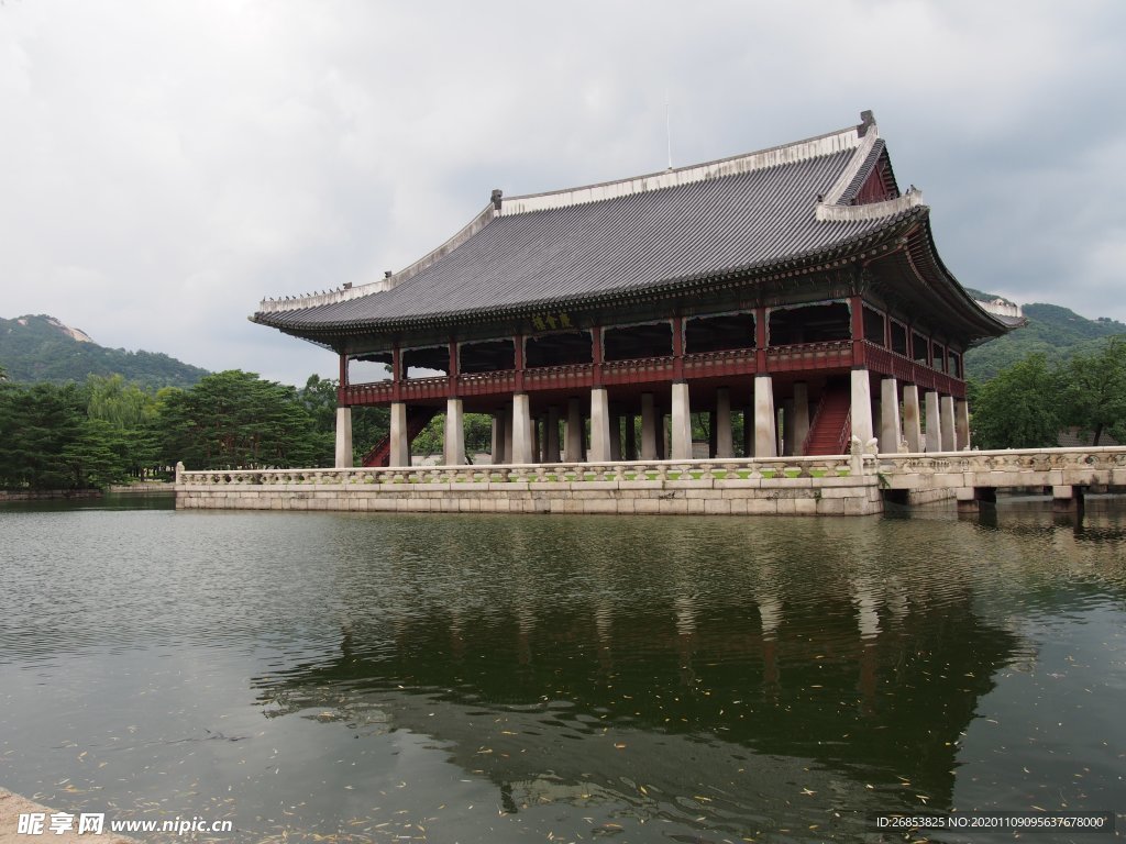 韓國首爾 景福宮建筑 韓國風景