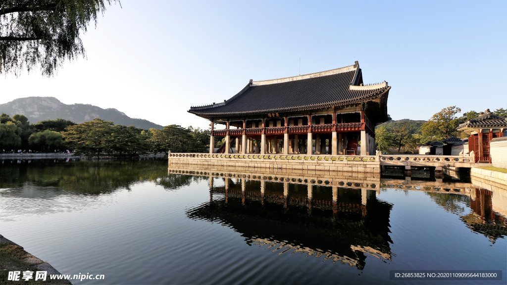 韓國(guó)首爾 景福宮建筑 韓國(guó)風(fēng)景