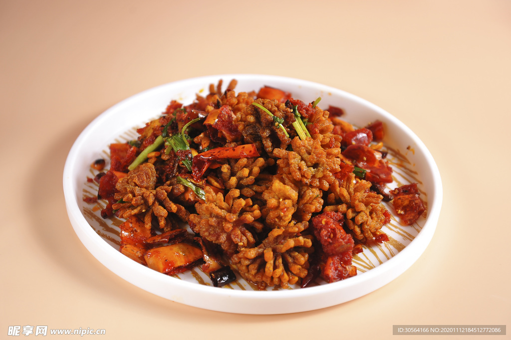 爆炒腰花美食食材背景海報(bào)素材