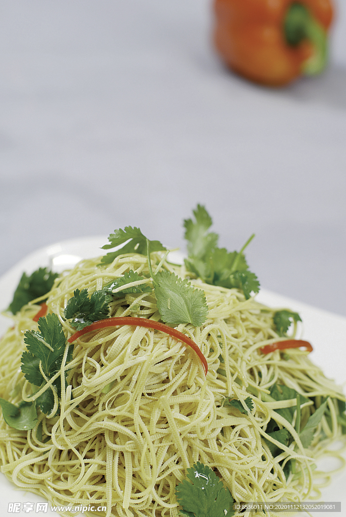 家常菜香菜豆皮