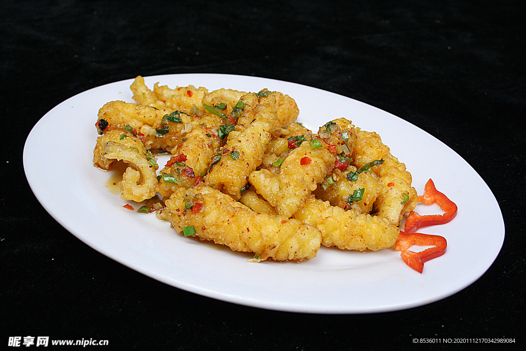 家常菜椒鹽鮮魷