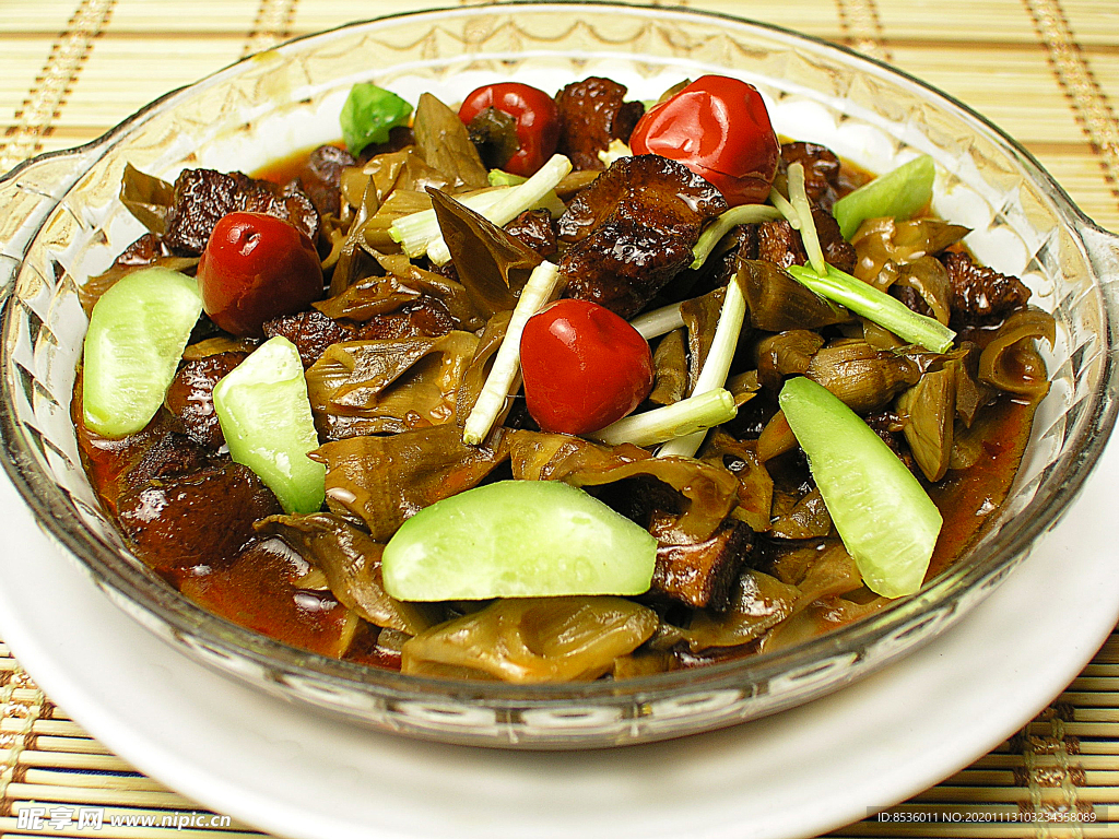 家常菜方筍燒肉