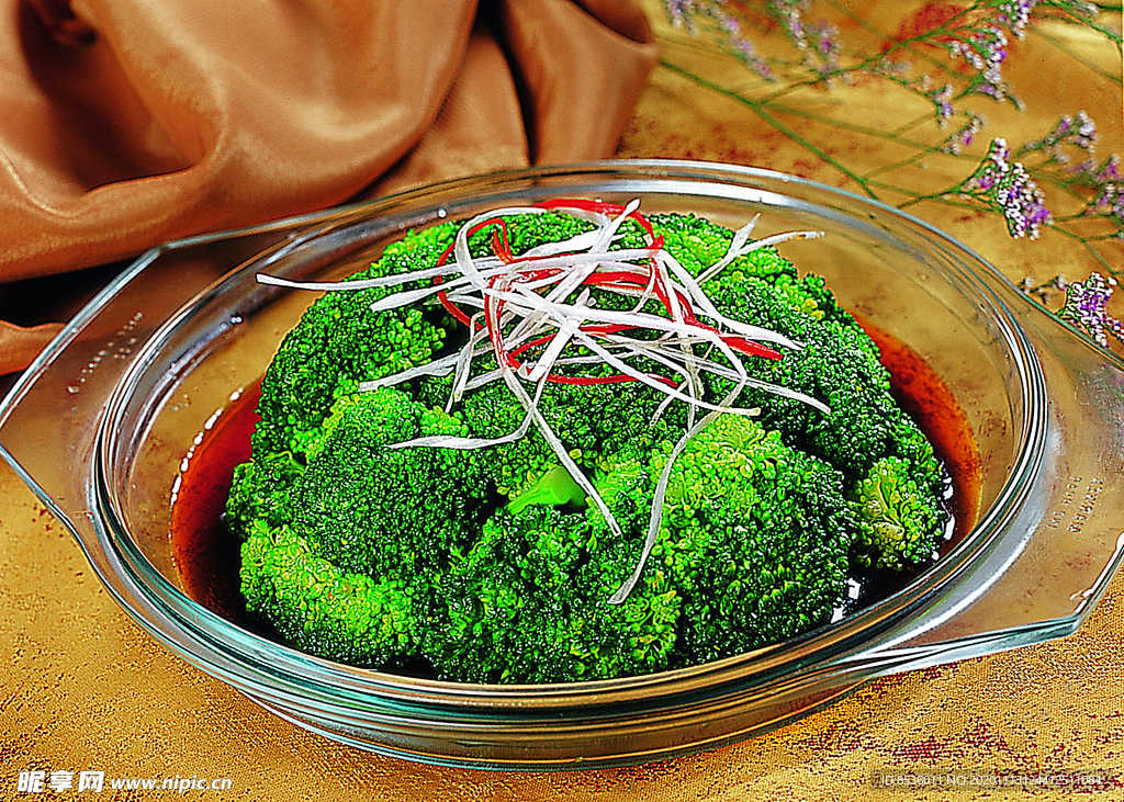 豫菜白灼西蘭花