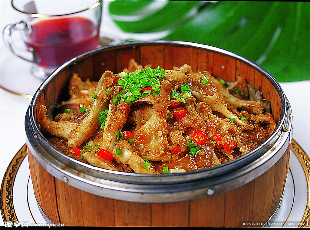 豫菜粉蒸野菌