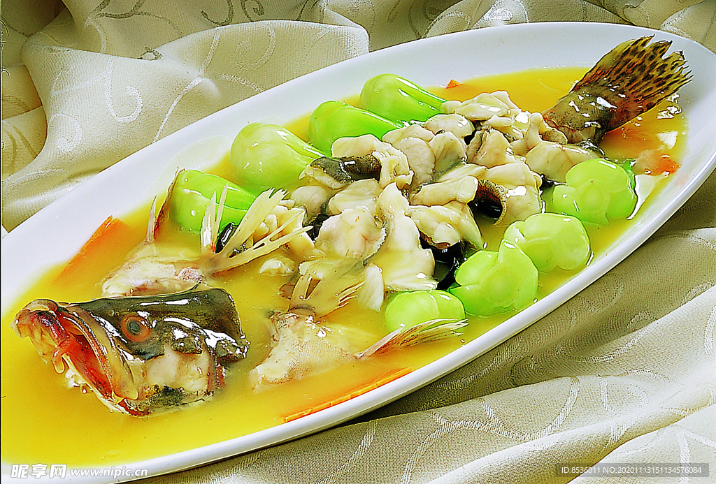 豫菜金湯桂魚  條
