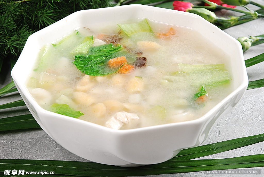 豫菜三色濃湯麻食