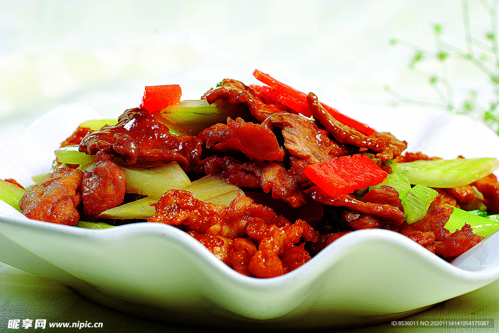 豫菜西芹炒肉片