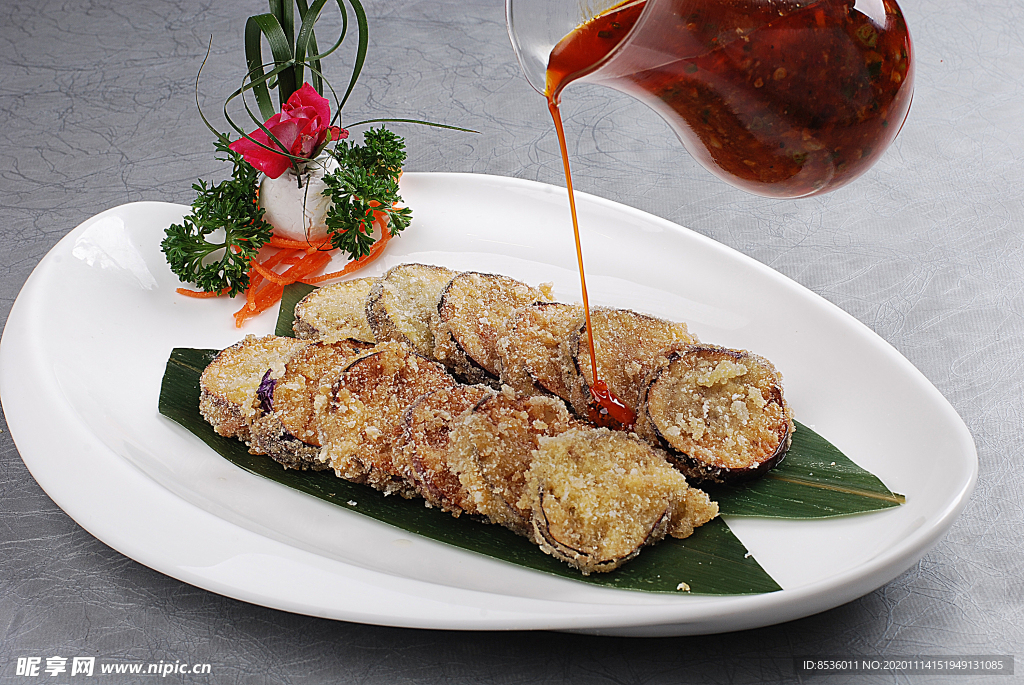豫菜魚香茄盒    魚香味