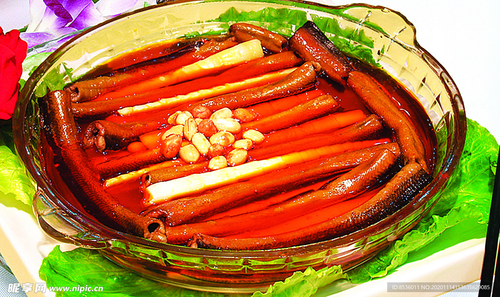 豫菜竹筍燒鱔段