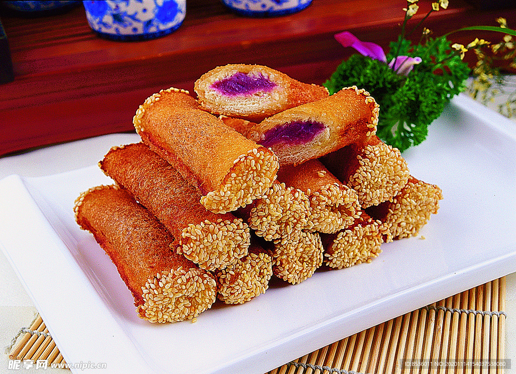 豫菜紫薯土司卷