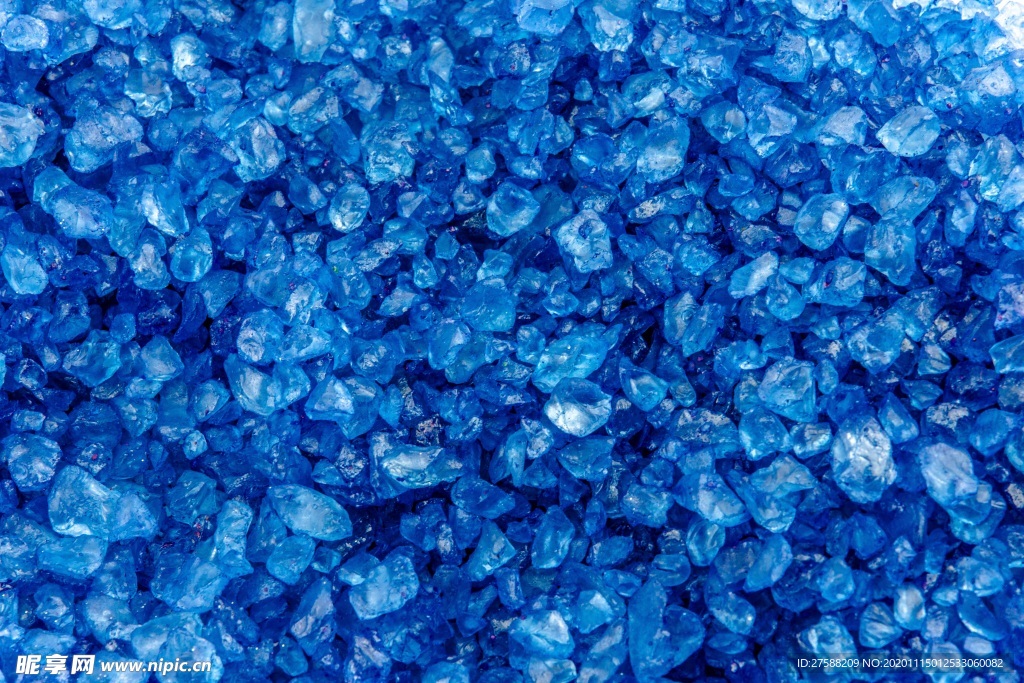 蓝色晶石背景