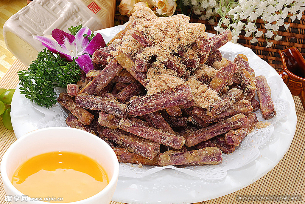 東北菜肉松紫薯