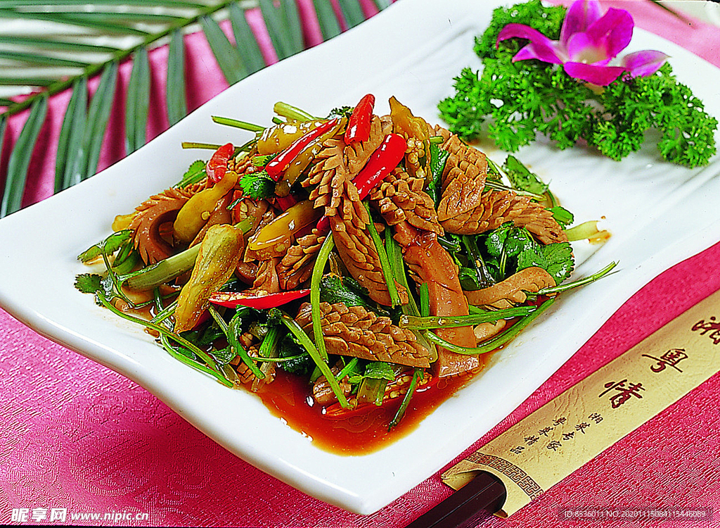 鄂菜韭菜炒腰花