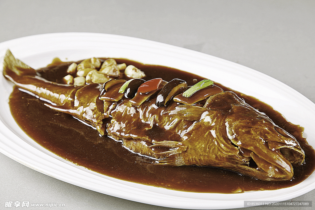 徽菜紅燒大黃魚(yú)