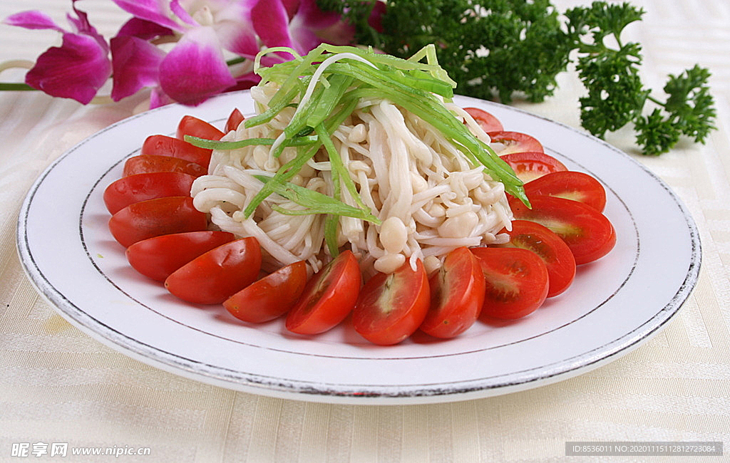 魯菜山東菜蘭豆金針菇
