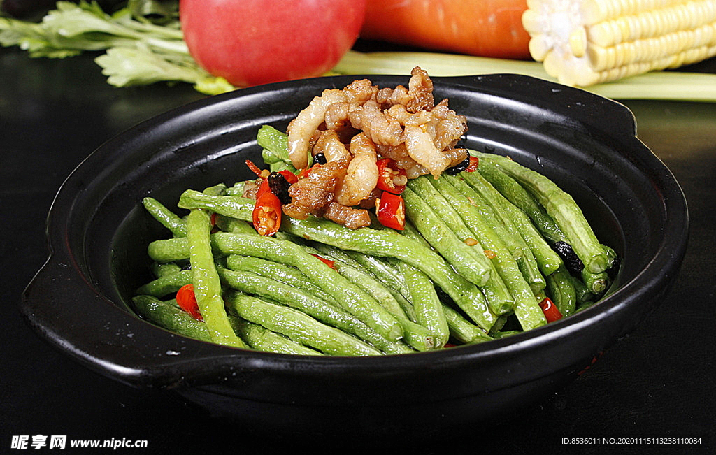 魯菜山東菜肉末長豆角