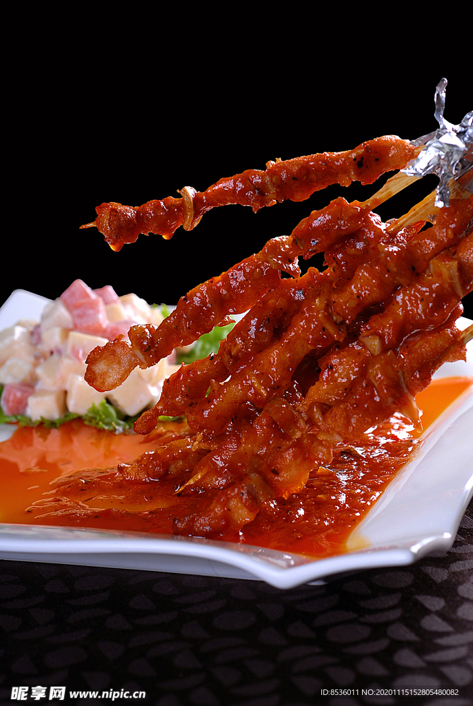川菜沙拉骨肉串