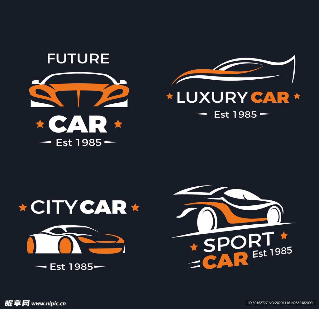汽车俱乐部logo标志设计