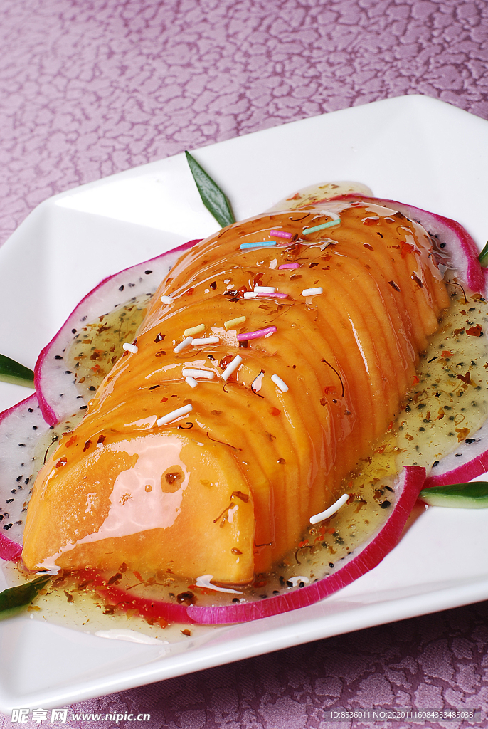 淮揚(yáng)菜冰鎮(zhèn)木瓜