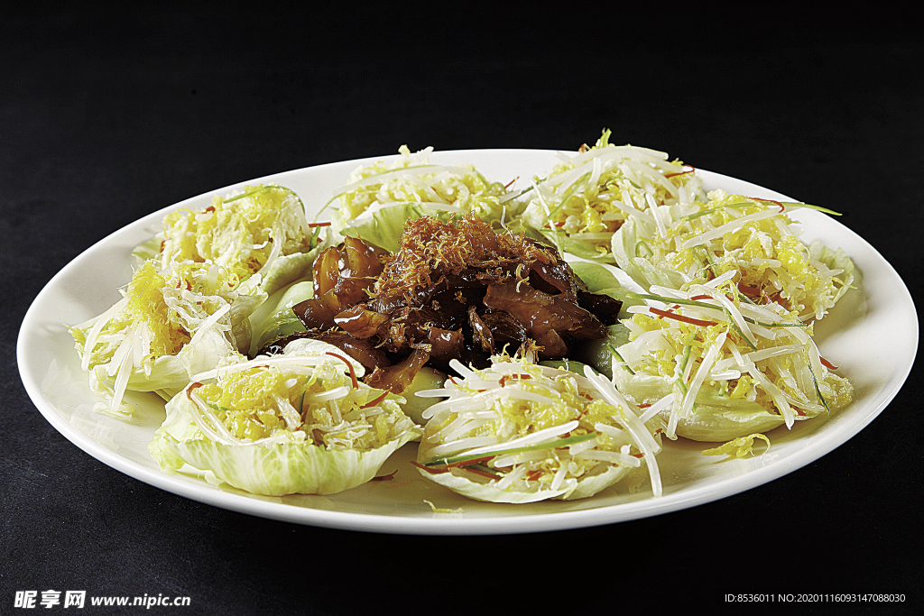 淮揚(yáng)菜桂花黃玉參
