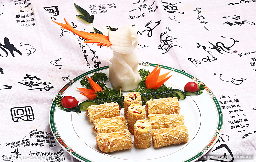 淮揚菜金沙鮮魚卷