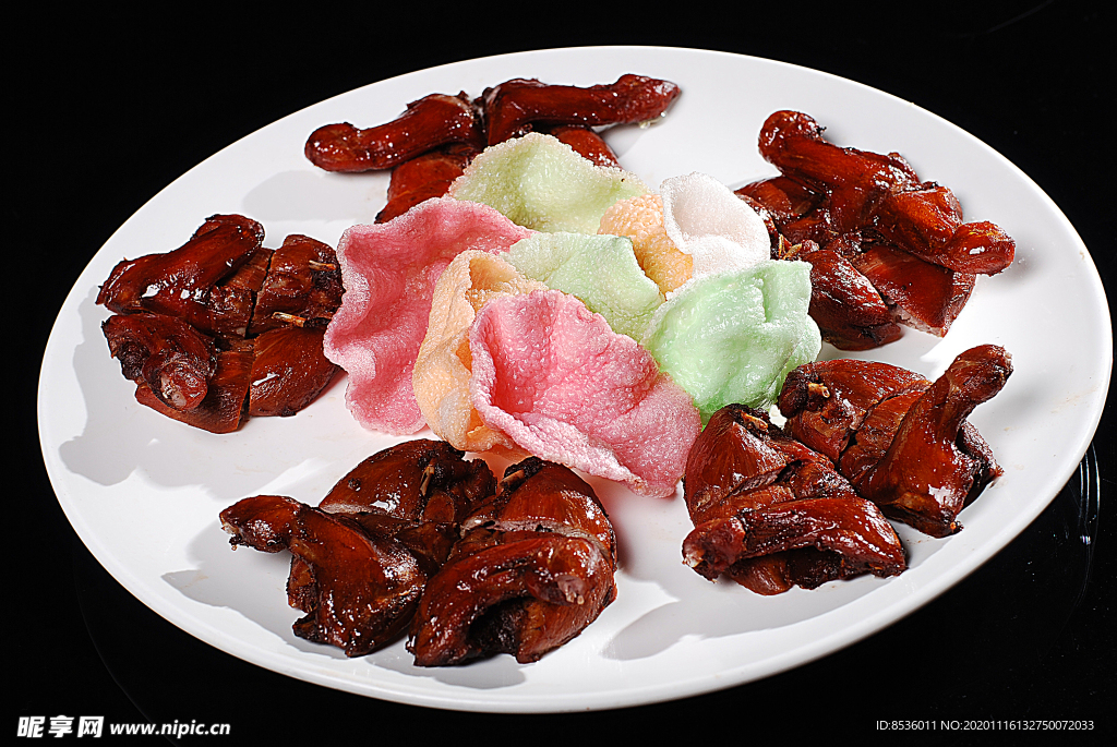淮揚菜蝦片鵪鶉