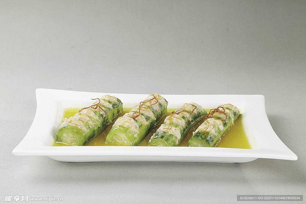 特色菜金湯雙鮮釀絲瓜