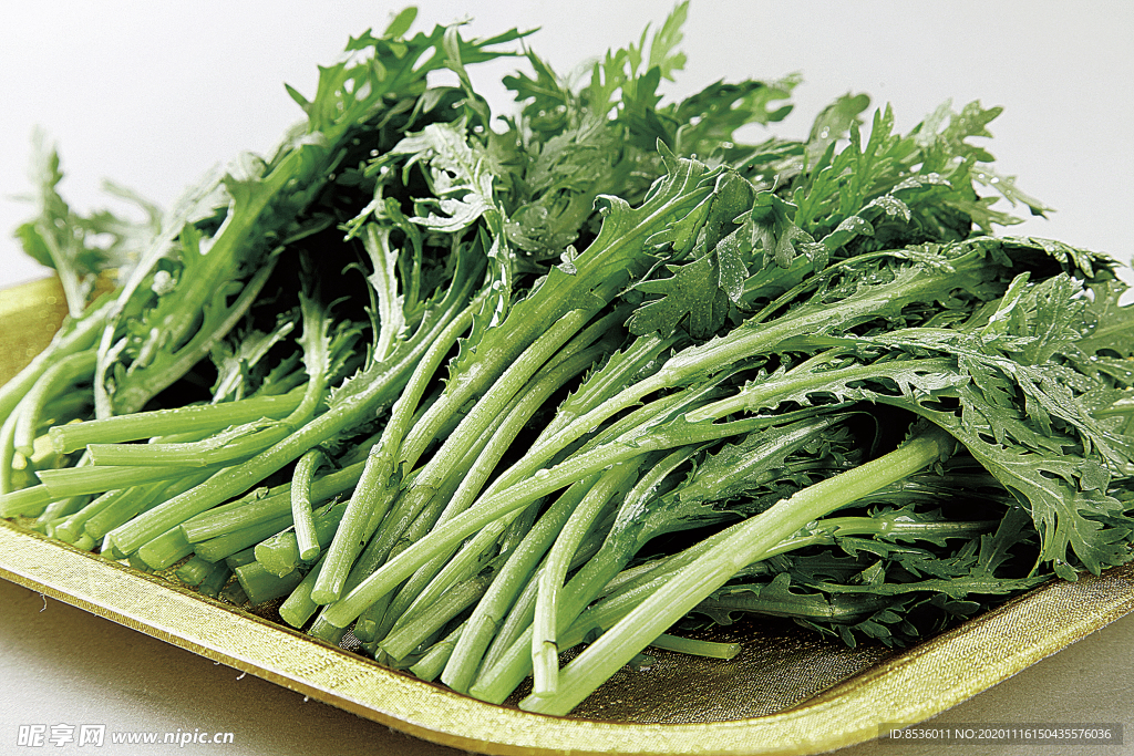 特色菜茼蒿