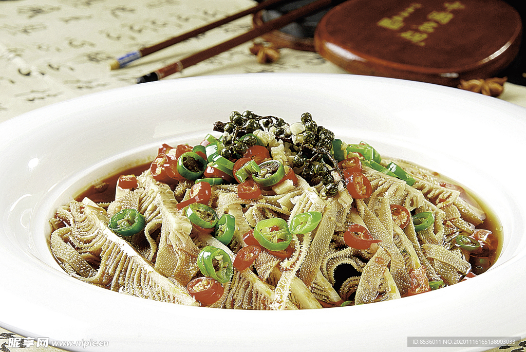 浙菜霸椒毛肚