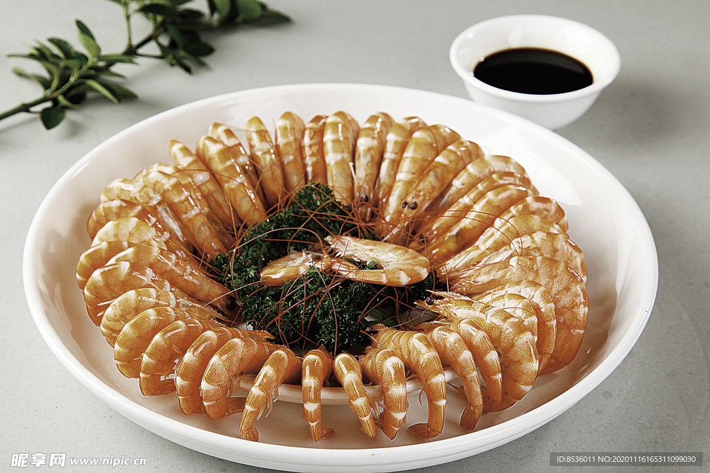 浙菜白灼 大蝦