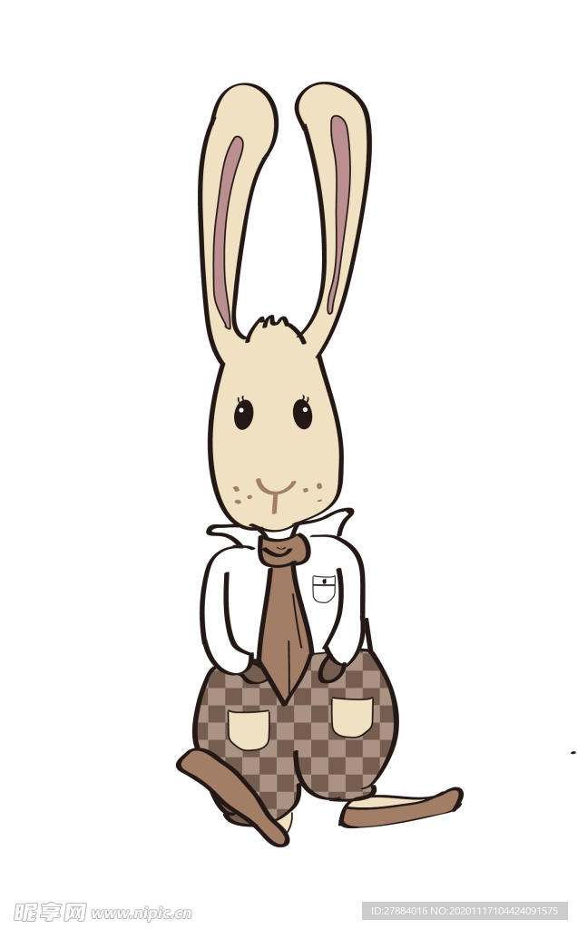 卡通兔子先生