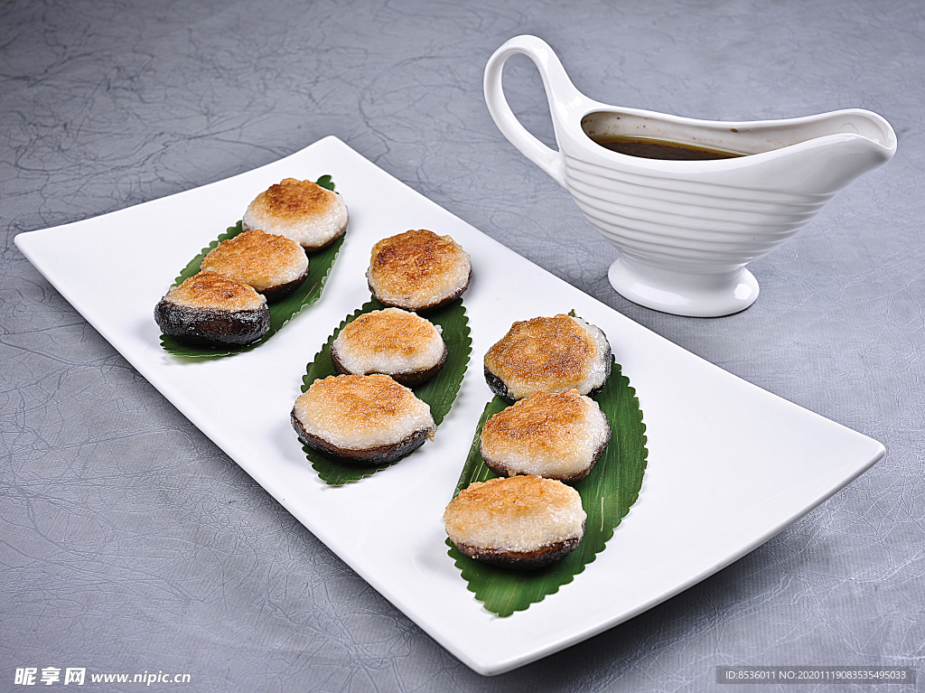 蝦膠煎譲鮮冬菇
