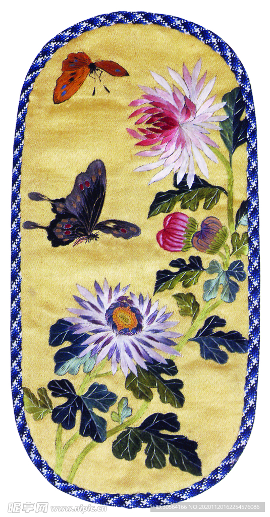 刺繡手工傳統復古背景素材