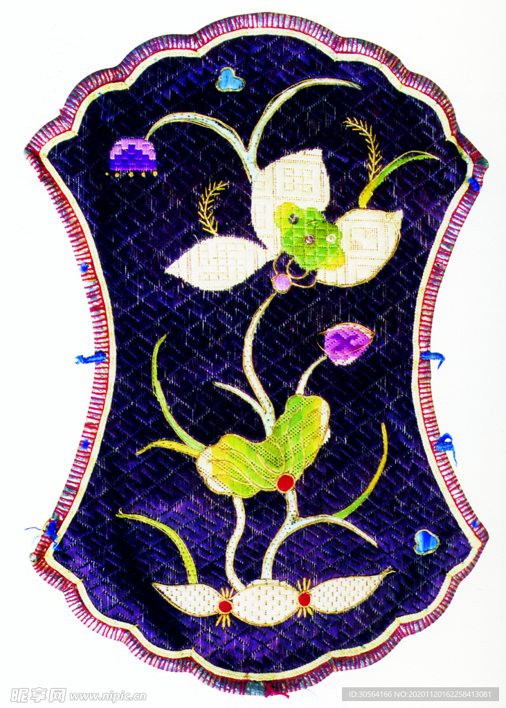 刺繡手工傳統復古背景素材