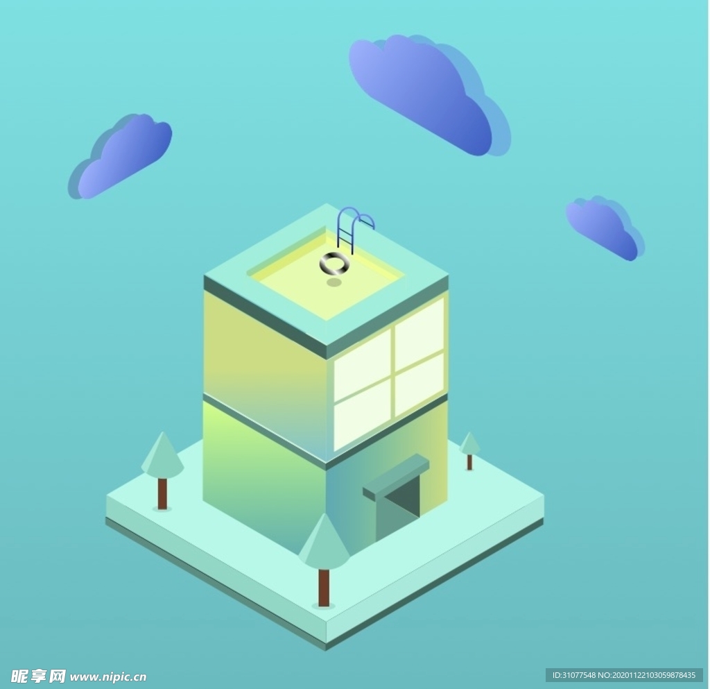 2.5D小插圖AI