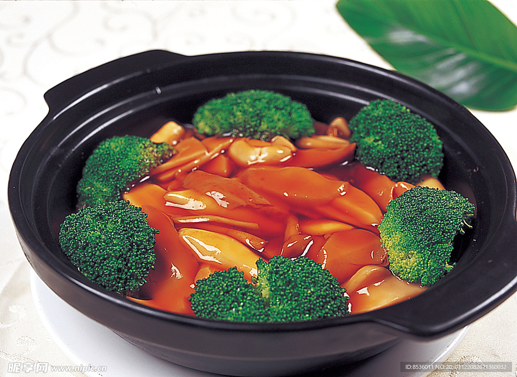 鮑汁野菌煲