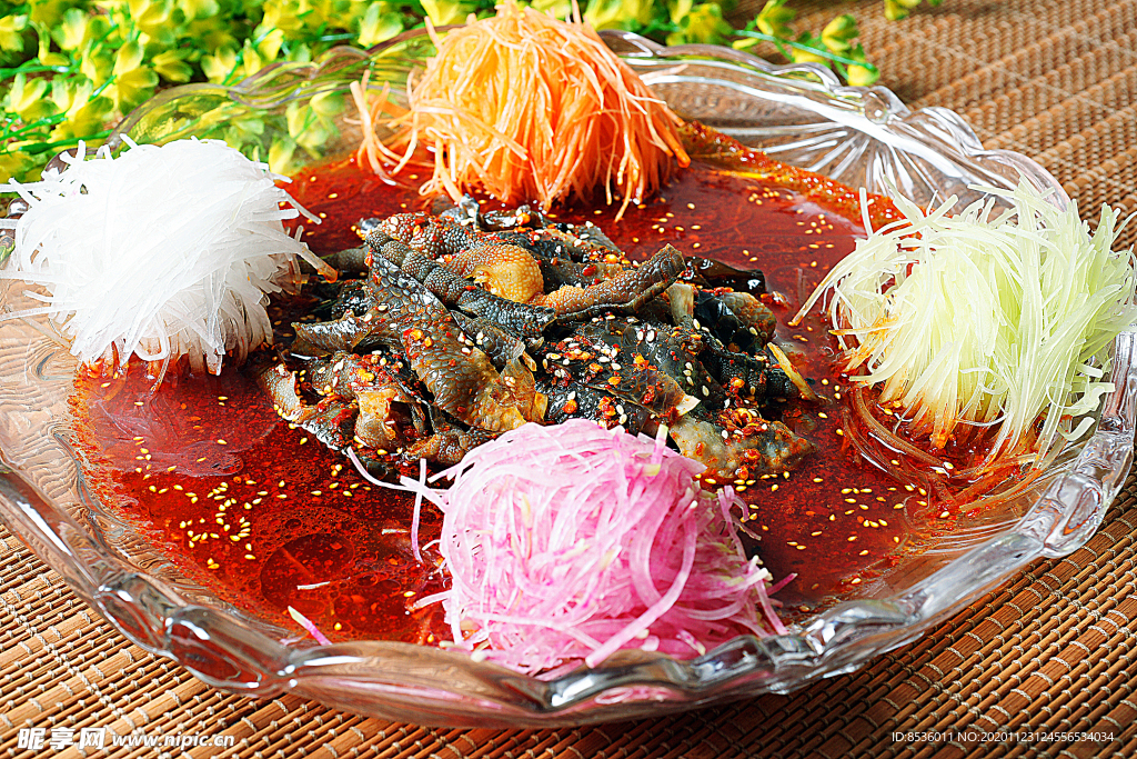 冷拼四寶土雞腳