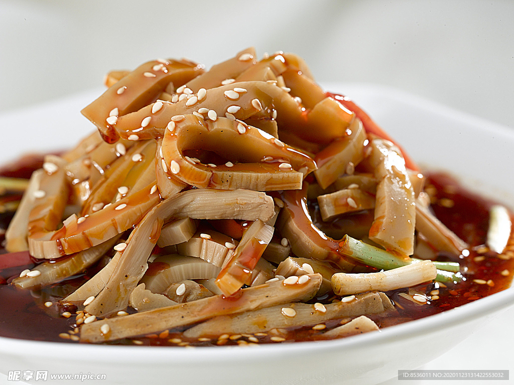 冷拼麻辣筍干