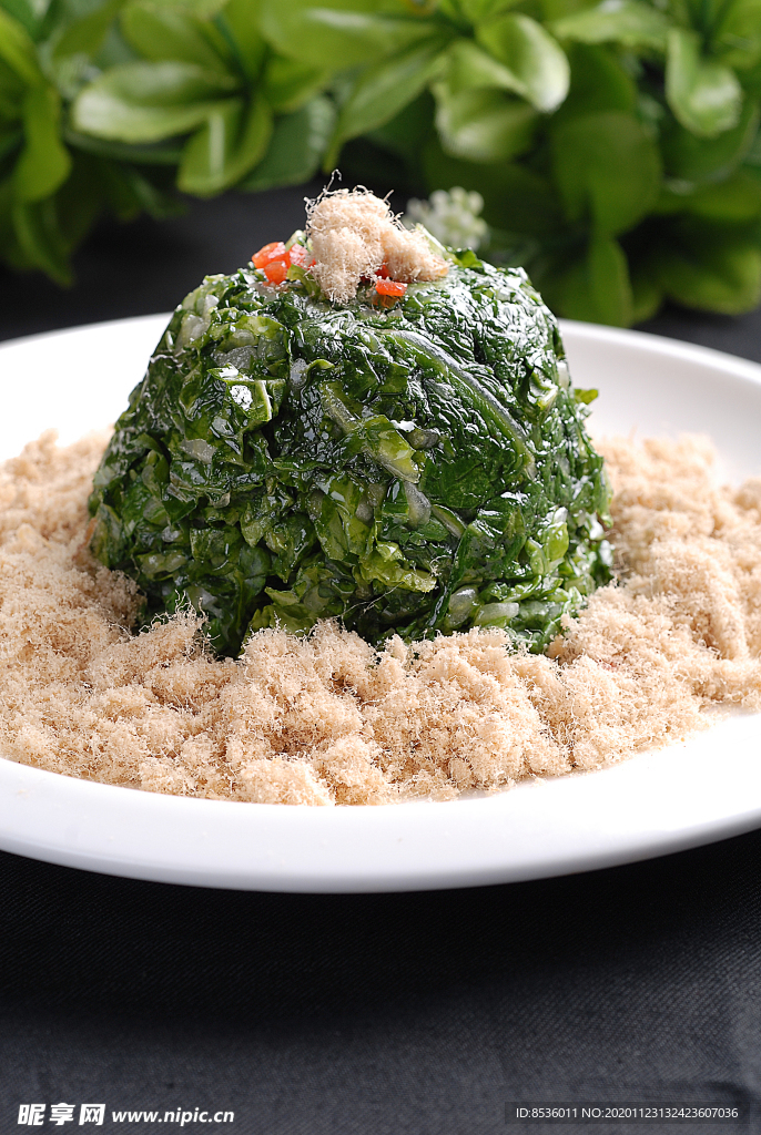 冷拼肉松菜茉
