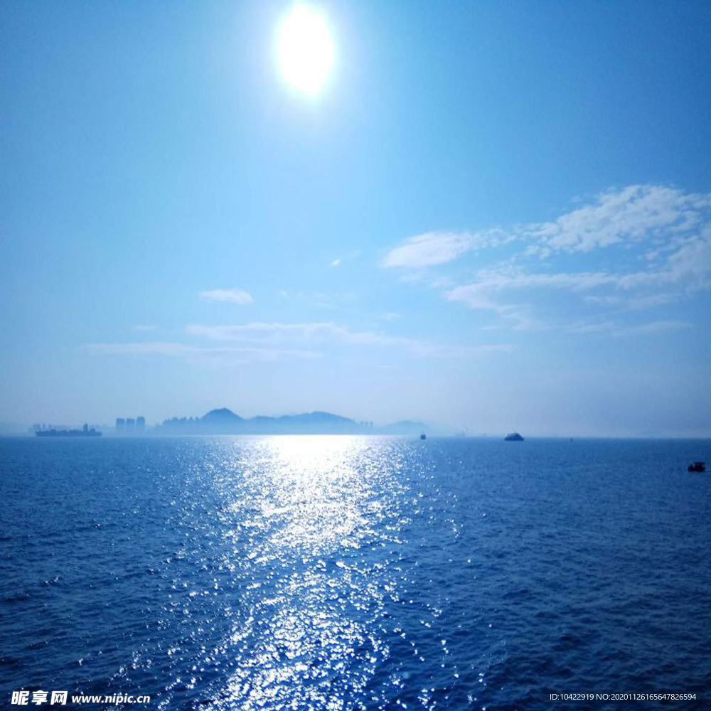 廈門海上風景圖-