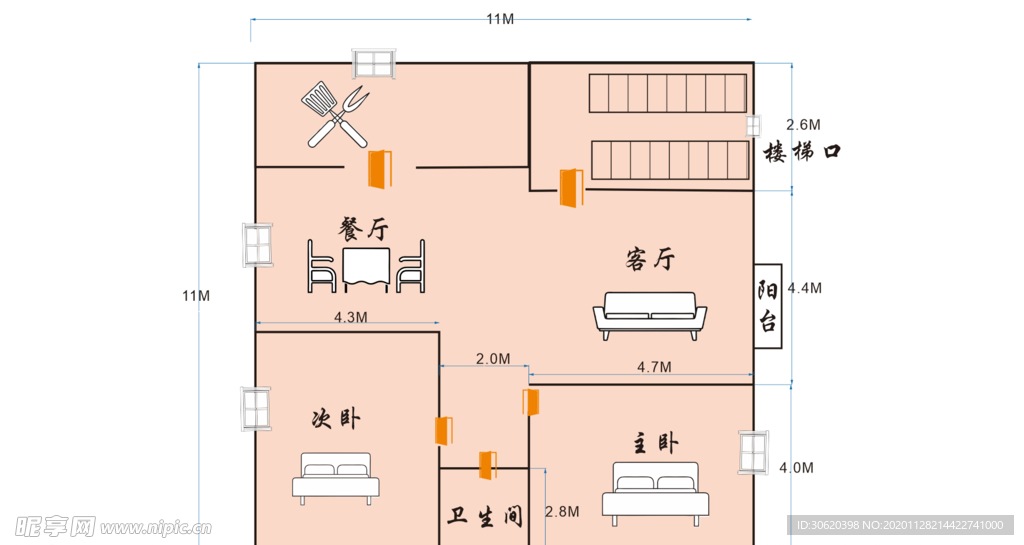 房子施工平面图