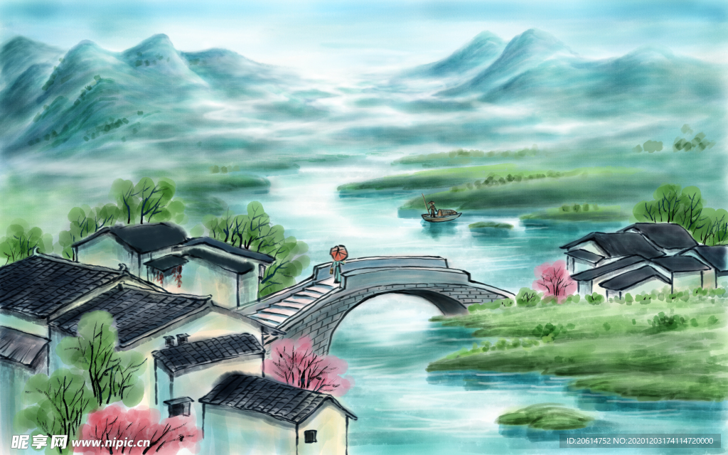 小橋流水人家