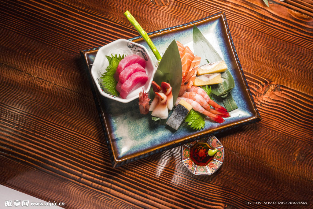 美食日本料理文化 上级刺身拼盘