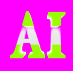 AI立体字